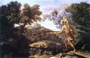  Nicolas Poussin Landscape with Diana and Orion - Canvas Art Print