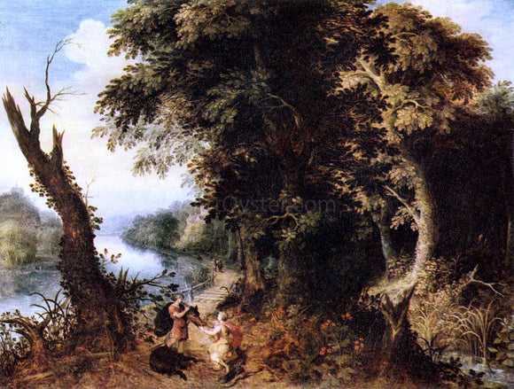  Abraham Govaerts Landscape with Diana Receiving the Head of a Boar - Canvas Art Print