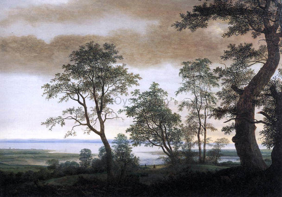  The Younger Cornelis Hendricksz Vroom Landscape with Estuary - Canvas Art Print