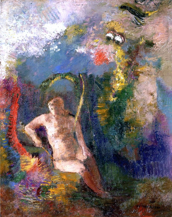  Odilon Redon Landscape with Eve - Canvas Art Print