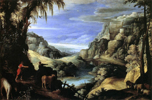  Paul Bril Landscape with Mercury and Argus - Canvas Art Print