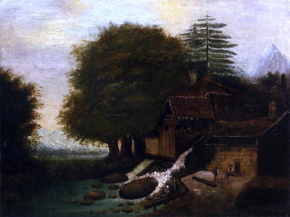  Paul Cezanne The Landscape with Mill - Canvas Art Print