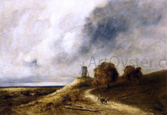 Georges Michel Landscape with Mill - Canvas Art Print