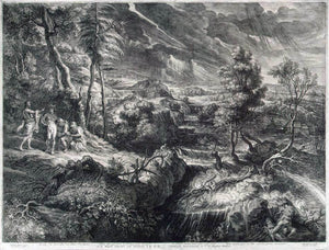  Schelte Adamsz Bolswert Landscape with Philemon and Baucis - Canvas Art Print