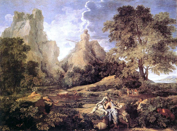  Nicolas Poussin Landscape with Polyphemus - Canvas Art Print