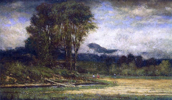  George Inness Landscape with Pond - Canvas Art Print