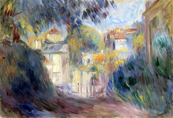  Pierre Auguste Renoir Landscape with Red Roofs - Canvas Art Print