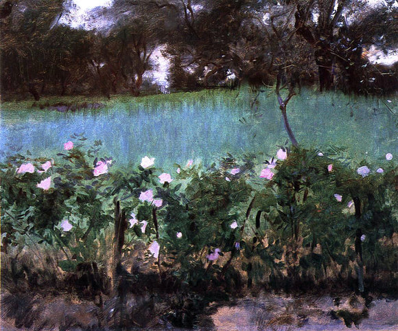  John Singer Sargent Landscape with Rose Trellis - Canvas Art Print