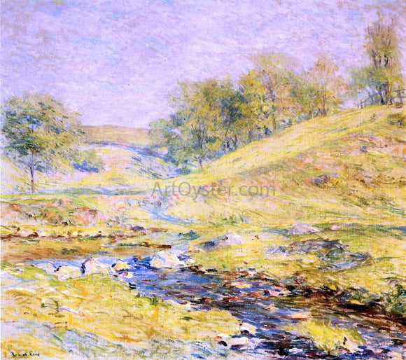  Robert Lewis Reid Landscape with Stream - Canvas Art Print