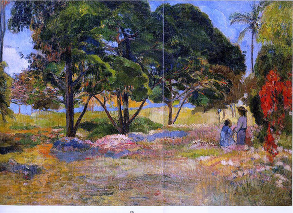  Paul Gauguin Landscape with Three Trees - Canvas Art Print