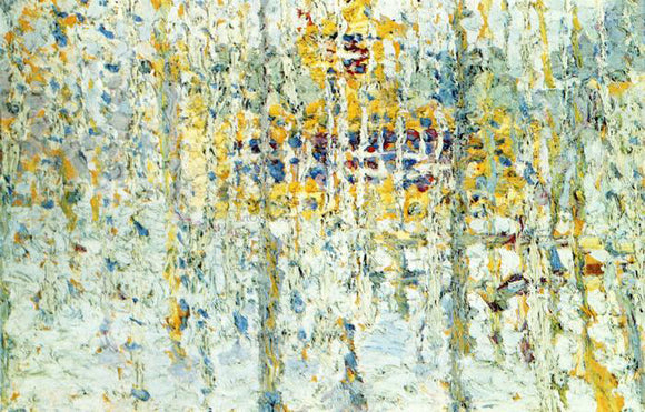  Kazimir Malevich Landscape with Yellow House - Canvas Art Print