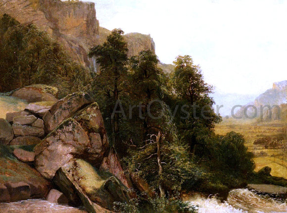  Alexandre Calame Landschaftsstudie - Canvas Art Print