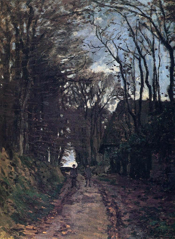  Claude Oscar Monet Lane in Normandy - Canvas Art Print