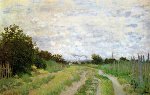  Claude Oscar Monet Lane in the Vineyards at Argenteuil - Canvas Art Print