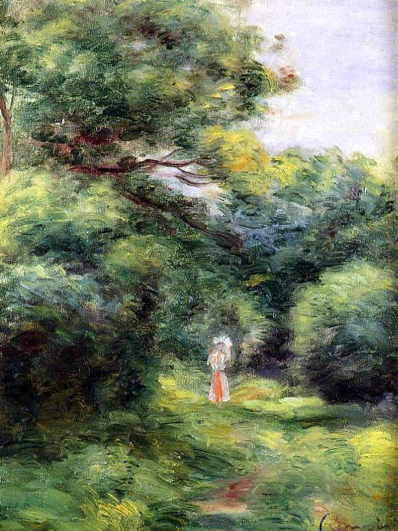  Pierre Auguste Renoir Lane in the Woods, Woman with a Child in Her Arms - Canvas Art Print
