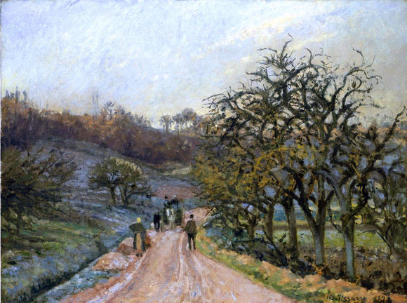  Camille Pissarro Lane of Apple Trees near Osny, Pontoise - Canvas Art Print