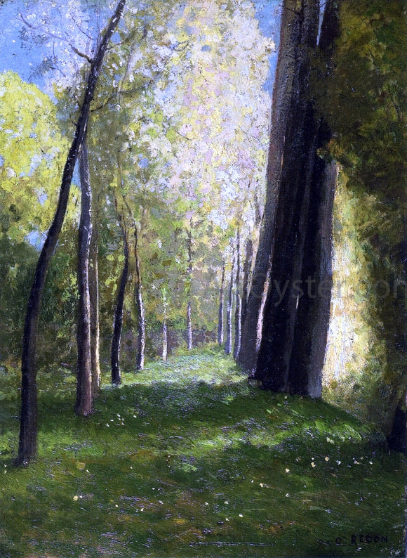  Odilon Redon Lane of Trees - Canvas Art Print