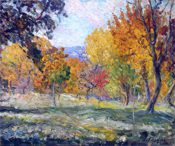  Henri Lebasque Landscape with trees - Canvas Art Print