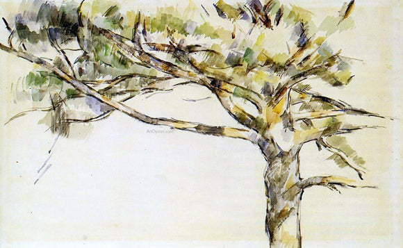  Paul Cezanne Large PIne (study) - Canvas Art Print