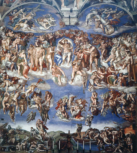  Michelangelo Buonarroti Last Judgment - Canvas Art Print