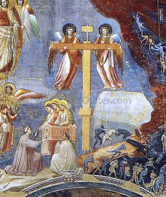  Giotto Di Bondone Last Judgment (detail 10) (Cappella Scrovegni (Arena Chapel), Padua) - Canvas Art Print