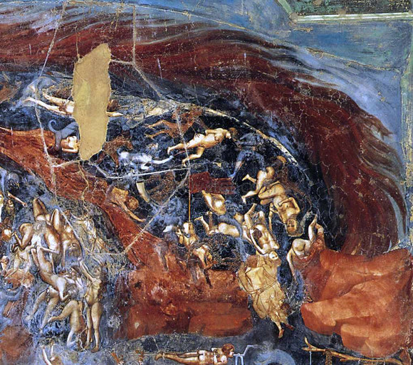  Giotto Di Bondone Last Judgment (detail 13) (Cappella Scrovegni (Arena Chapel), Padua) - Canvas Art Print