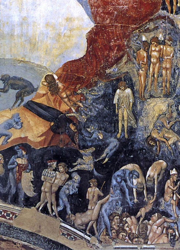  Giotto Di Bondone Last Judgment (detail 14) (Cappella Scrovegni (Arena Chapel), Padua) - Canvas Art Print