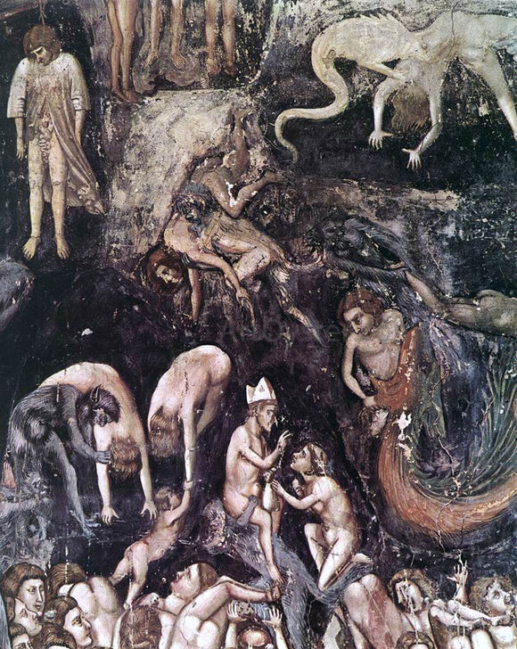  Giotto Di Bondone Last Judgment (detail 18) (Cappella Scrovegni (Arena Chapel), Padua) - Canvas Art Print