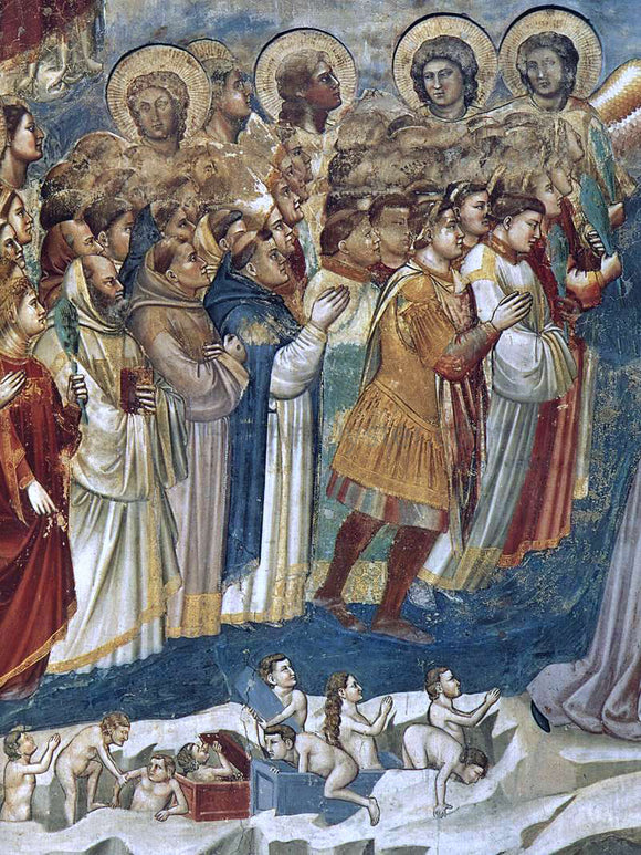  Giotto Di Bondone Last Judgment (detail 8) (Cappella Scrovegni (Arena Chapel), Padua) - Canvas Art Print