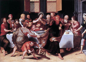  Pieter Pourbus Last Supper - Canvas Art Print