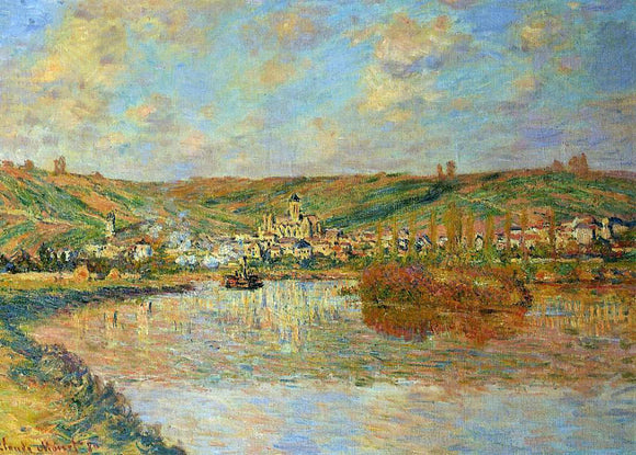  Claude Oscar Monet Late Afternoon in Vetheuil - Canvas Art Print