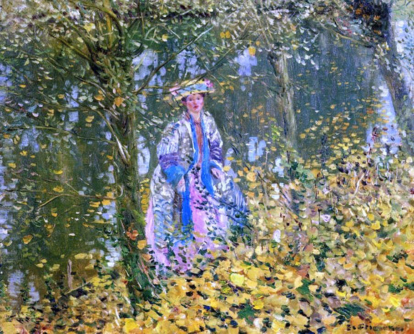  Frederick Carl Frieseke Late October - Canvas Art Print