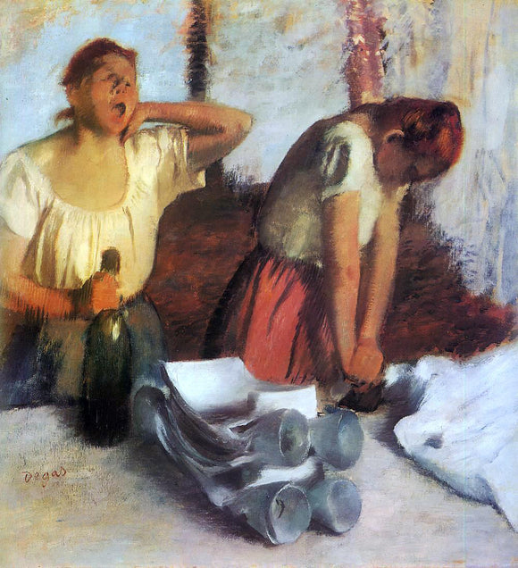  Edgar Degas Laundry Girls Ironing - Canvas Art Print