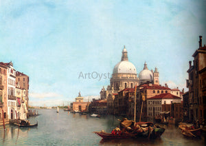  Francois Antoine Bossuet Le Grande Canal, Venise - Canvas Art Print