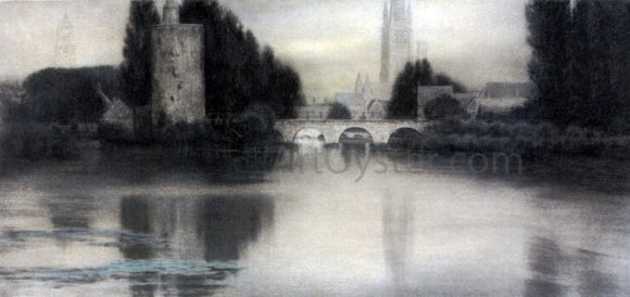  Fernand Khnopff Le Lac D'Amour, Bruges - Canvas Art Print