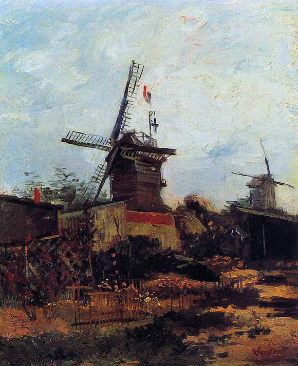 Vincent Van Gogh Le Moulin de Blute-Fin - Canvas Art Print