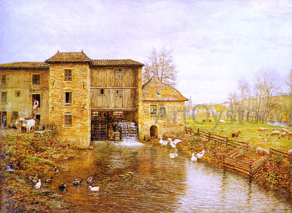  Marie Girard Le Moulin de Gatellier - Canvas Art Print