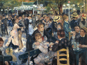  Pierre Auguste Renoir Le moulin de la Galette - Canvas Art Print