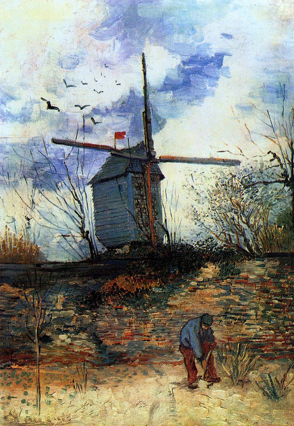  Vincent Van Gogh Le Moulin de la Galette - Canvas Art Print