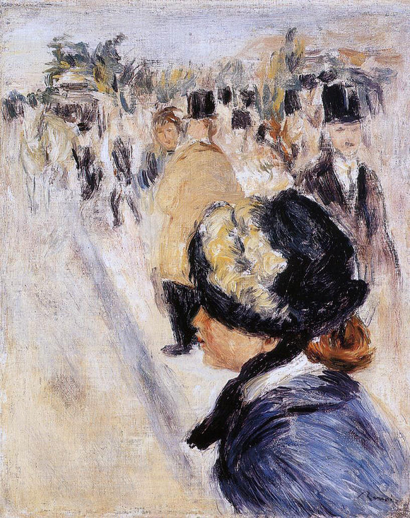  Pierre Auguste Renoir Le Place Clichy - Canvas Art Print