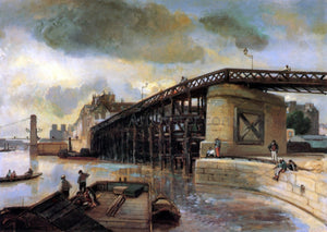  Johan Barthold Jongkind Le Pont de l'Estacade - Canvas Art Print