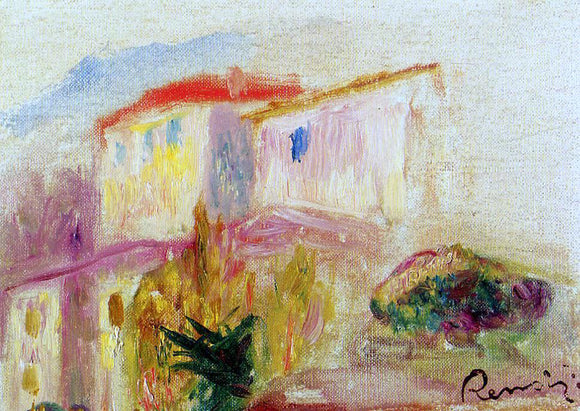  Pierre Auguste Renoir Le Poste at Cagnes (study) - Canvas Art Print