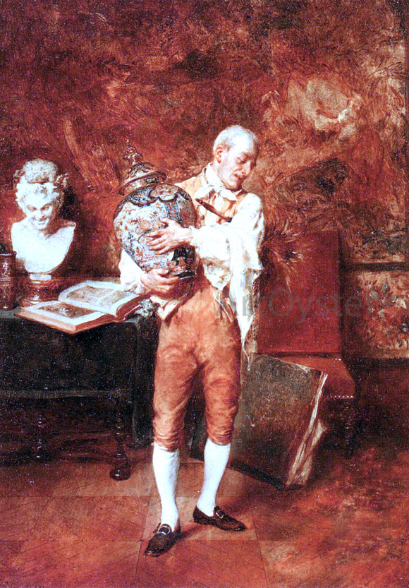  Jean Charles Meissonier Le Valet De Chambre - Canvas Art Print