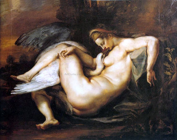  Peter Paul Rubens Leda and Swan - Canvas Art Print