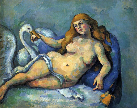  Paul Cezanne Leda and the Swan - Canvas Art Print