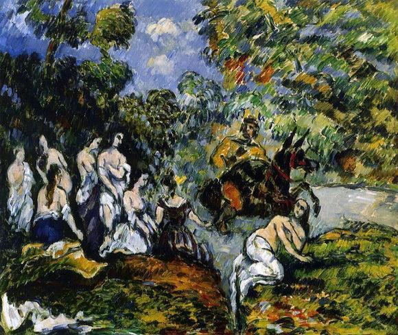  Paul Cezanne Legendery Scene - Canvas Art Print