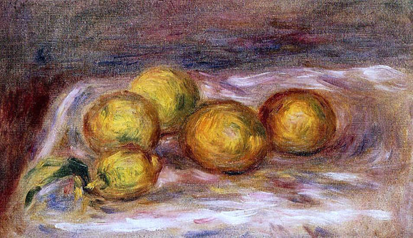  Pierre Auguste Renoir Lemons - Canvas Art Print
