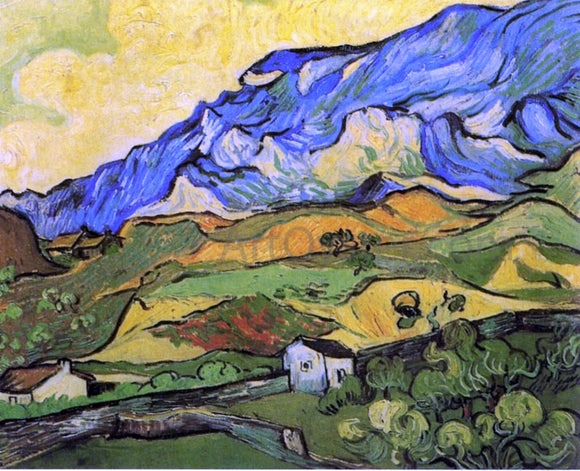  Vincent Van Gogh Les Alpilles, Mountain Landscape near South-Reme - Canvas Art Print