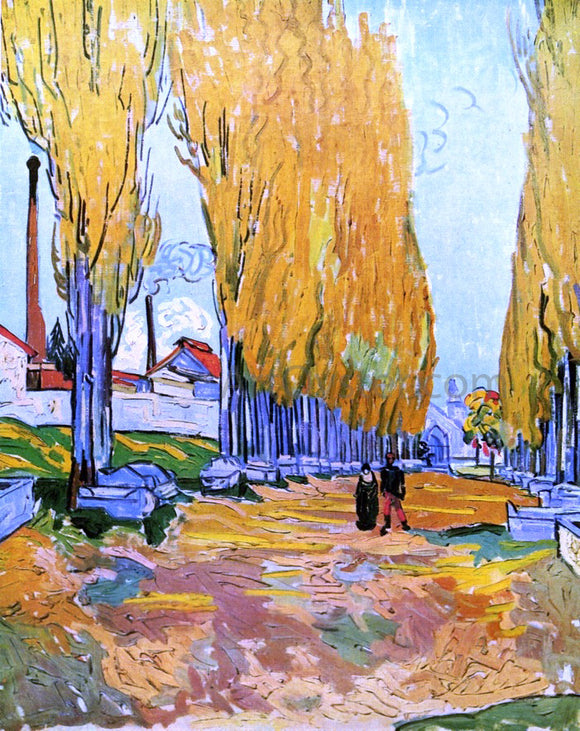  Vincent Van Gogh Les Alychamps - Canvas Art Print