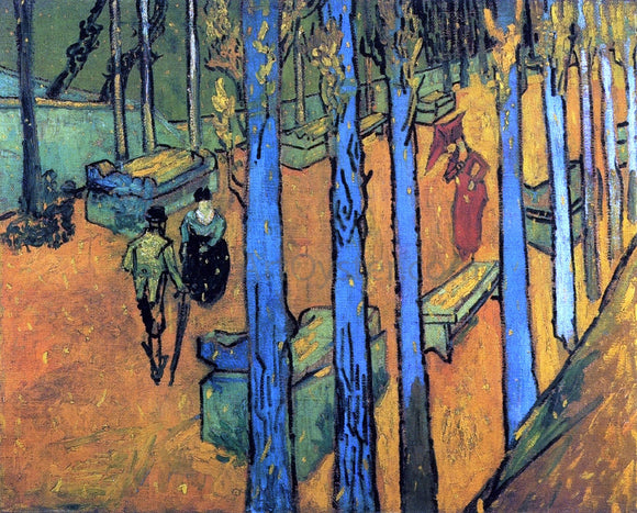  Vincent Van Gogh Les Alychamps, Autumn - Canvas Art Print